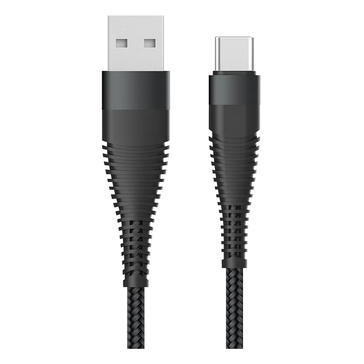 Fontastic Datenkabel Elox USB-A>USB Typ-C 0,5m schwarz