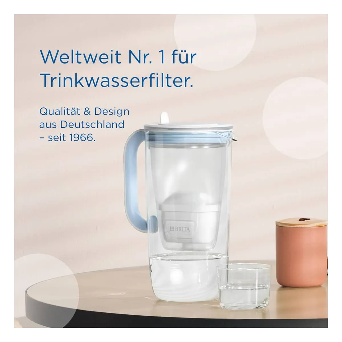 BRITA® Wasserfilter-Kanne Glas Model ONE