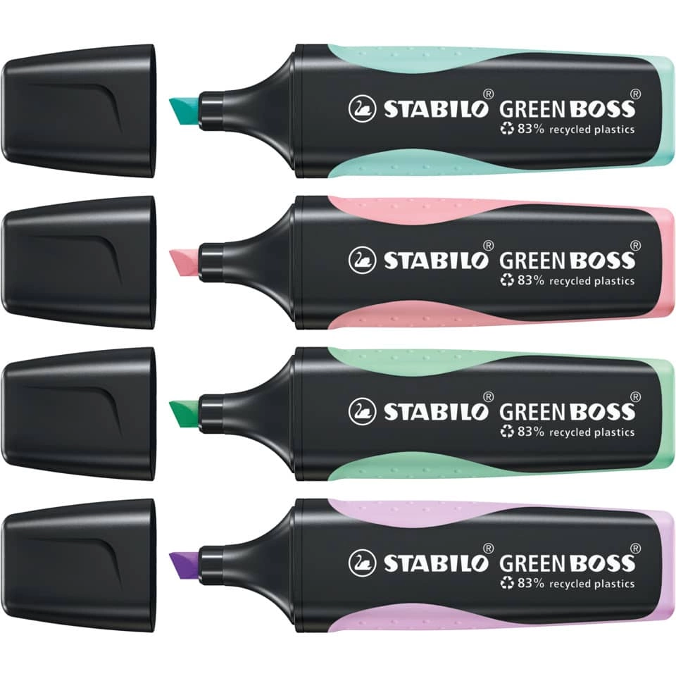 Textmarker STABILO® GREEN BOSS® Pastel, zartes Türkis