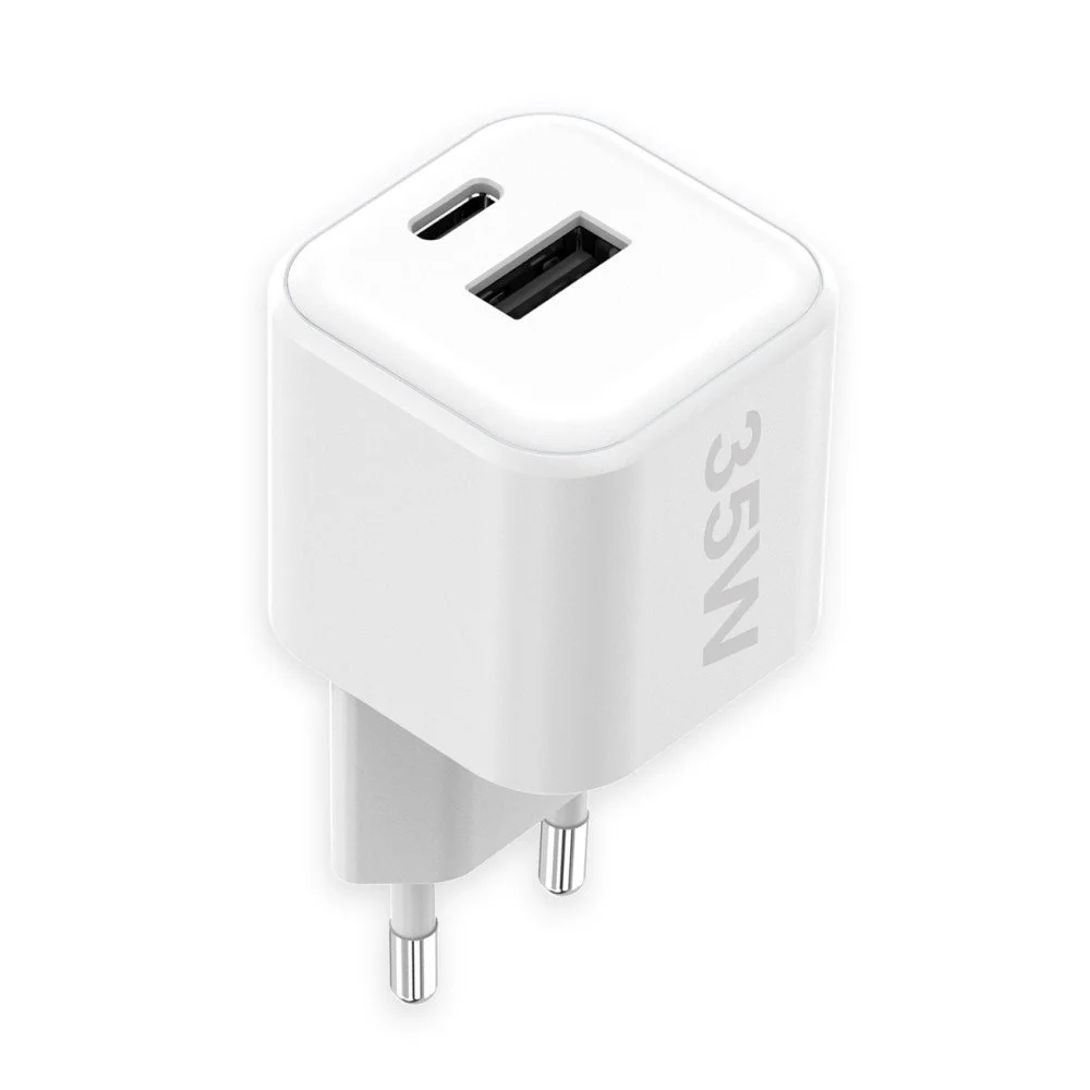 Fontastic Netzteil MINI GaNto 35W Type-C PD + USB-A FC weiss