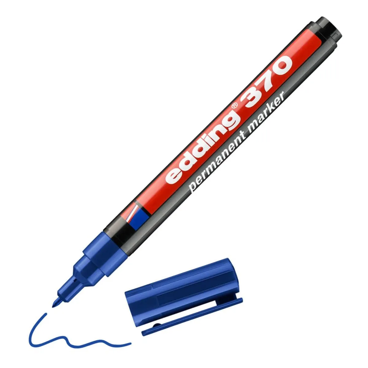 Edding 370 Permanentmarker - 1 mm, blau