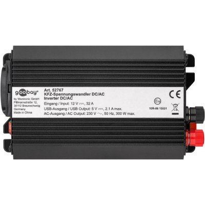 Goobay SPW DC/AC 12V-230V/300W USB