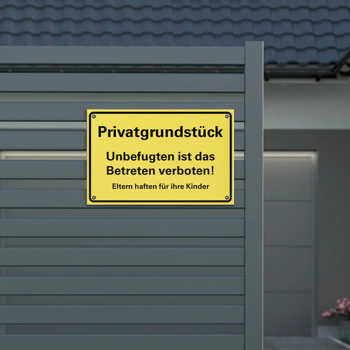 Schild - Privatgrundstück