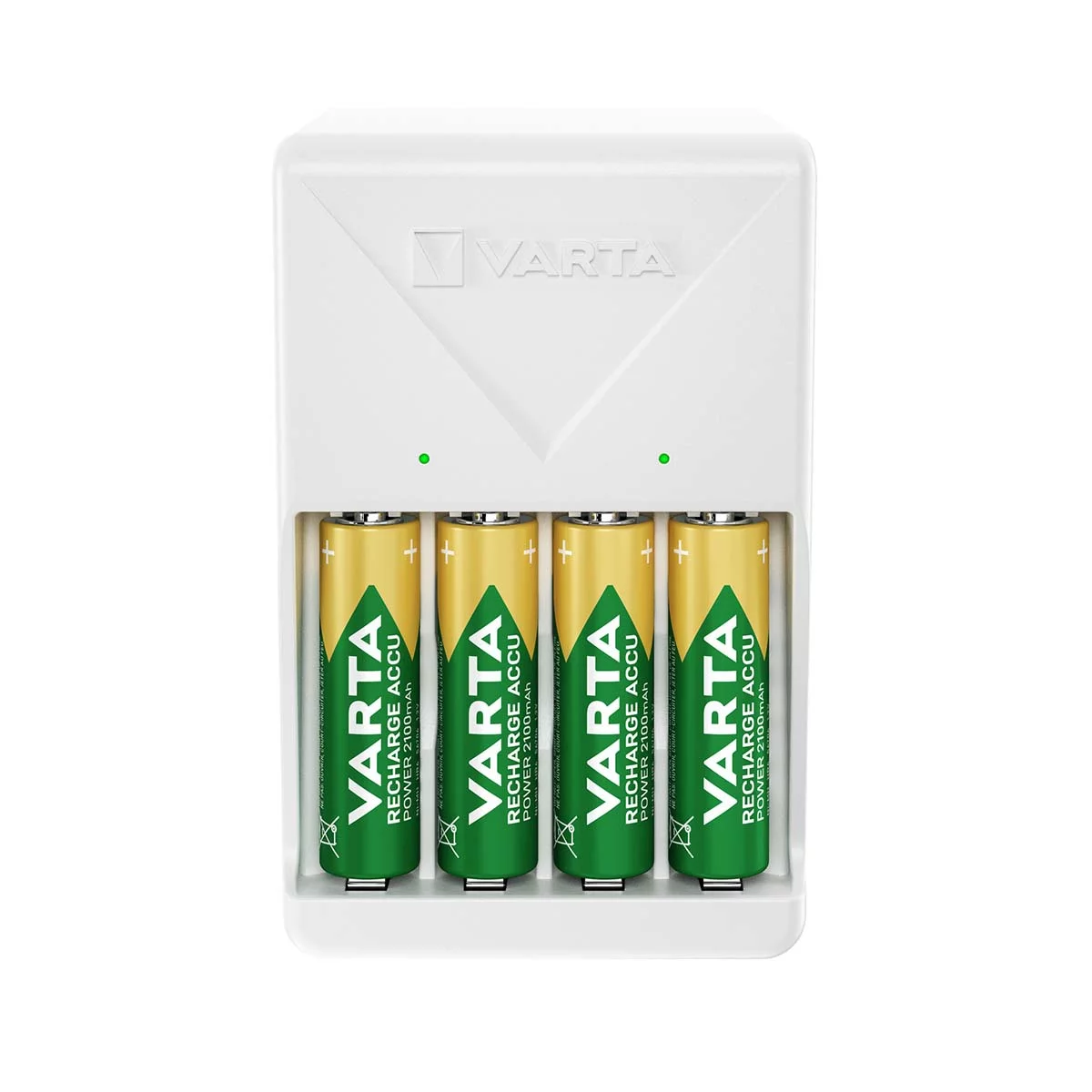 Stecker Ladegerät 4x AA 2100 mAh