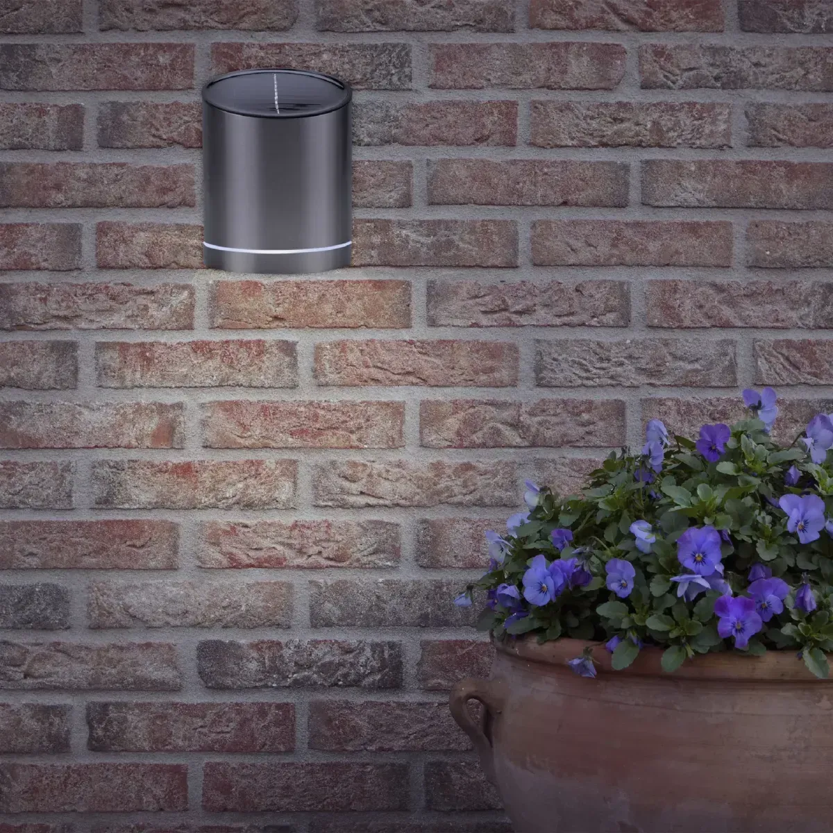 Ranex Solar-Wandleuchte LED grau - 