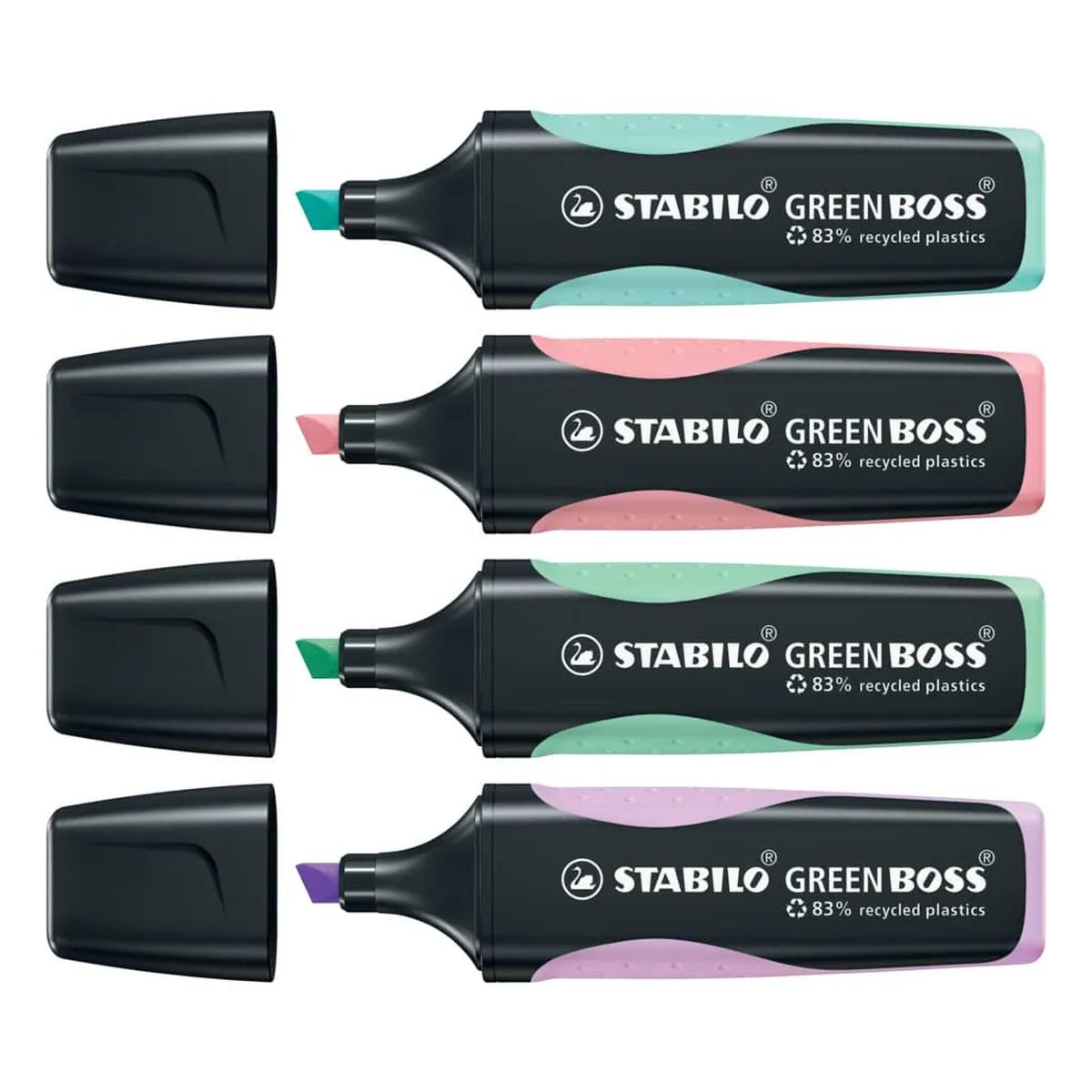 STABILO® Umweltfreundlicher Textmarker - GREEN BOSS Pastel - Einzelstift - Hauch von Minzgrün