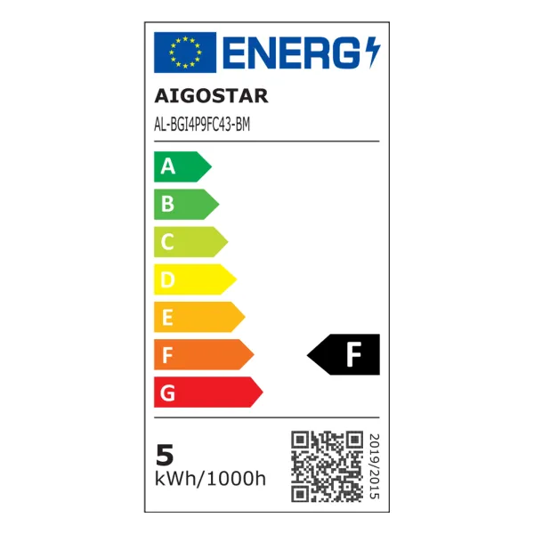 Aigostar LED 'Classic' E27, 4,9W, RGB