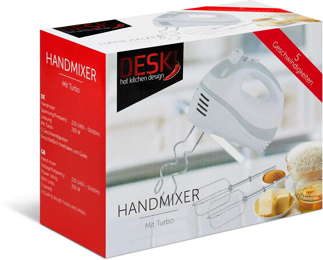 Handmixer 200W weiß