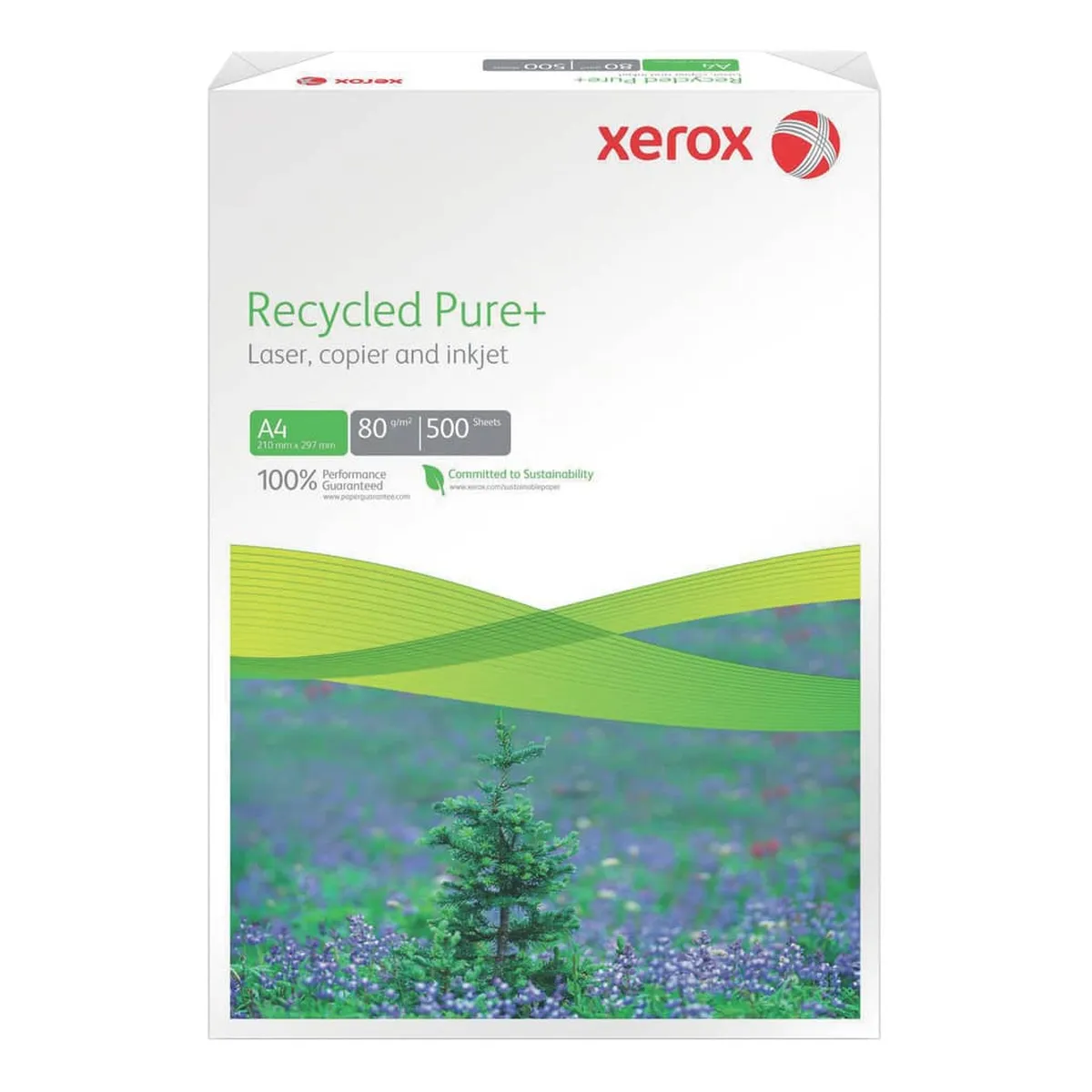 Xerox Recycled Pure+ - A4, 80 g/qm, weiß, 500 Blatt