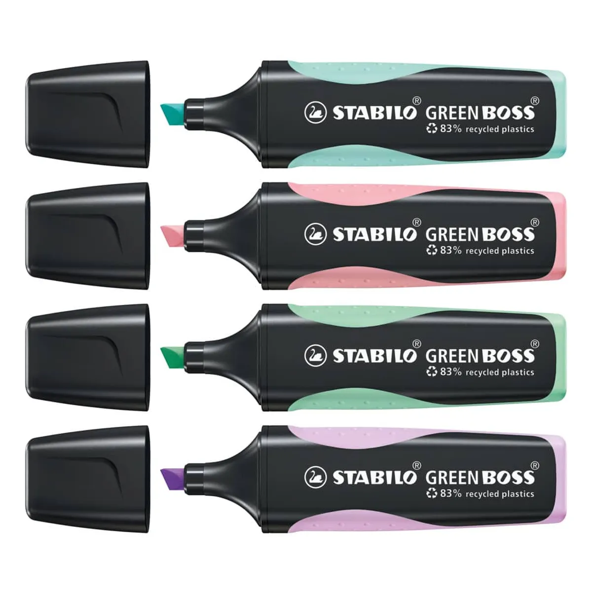 STABILO® Umweltfreundlicher Textmarker - GREEN BOSS Pastel - Einzelstift - Hauch von Minzgrün