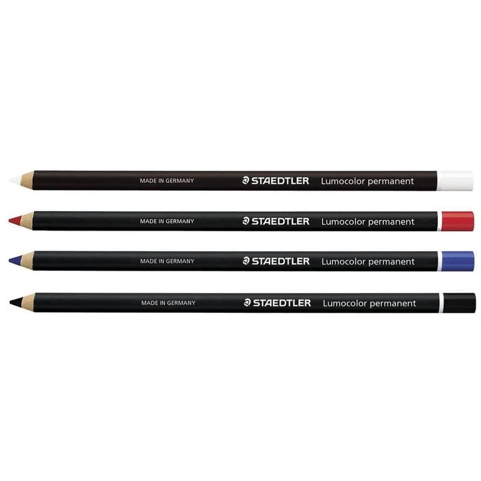 Staedtler Lumocolor® permanent glasochrom Trockenmarker, weiß