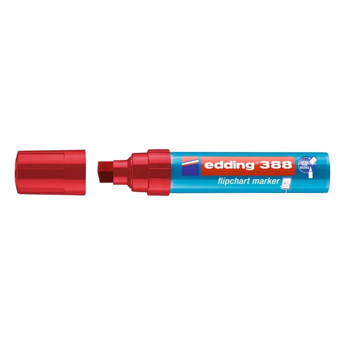 Edding 388 Flipchartmarker - 4 - 12 mm, rot