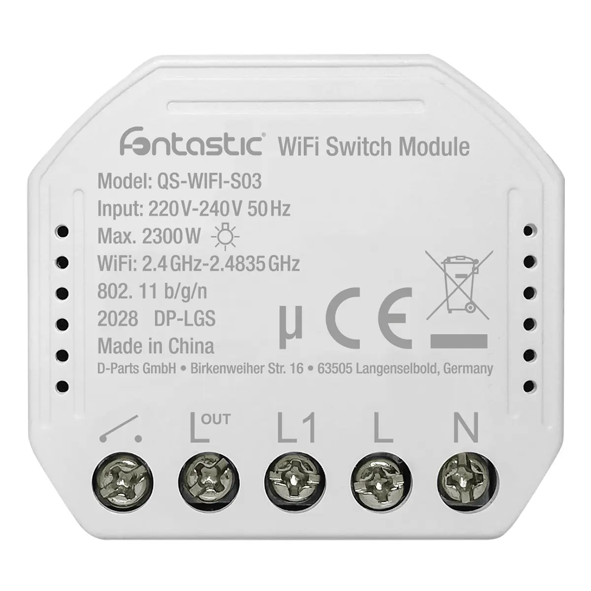 FontaHome WLAN Unterputz-Schalter für Schalter & Steckdosen