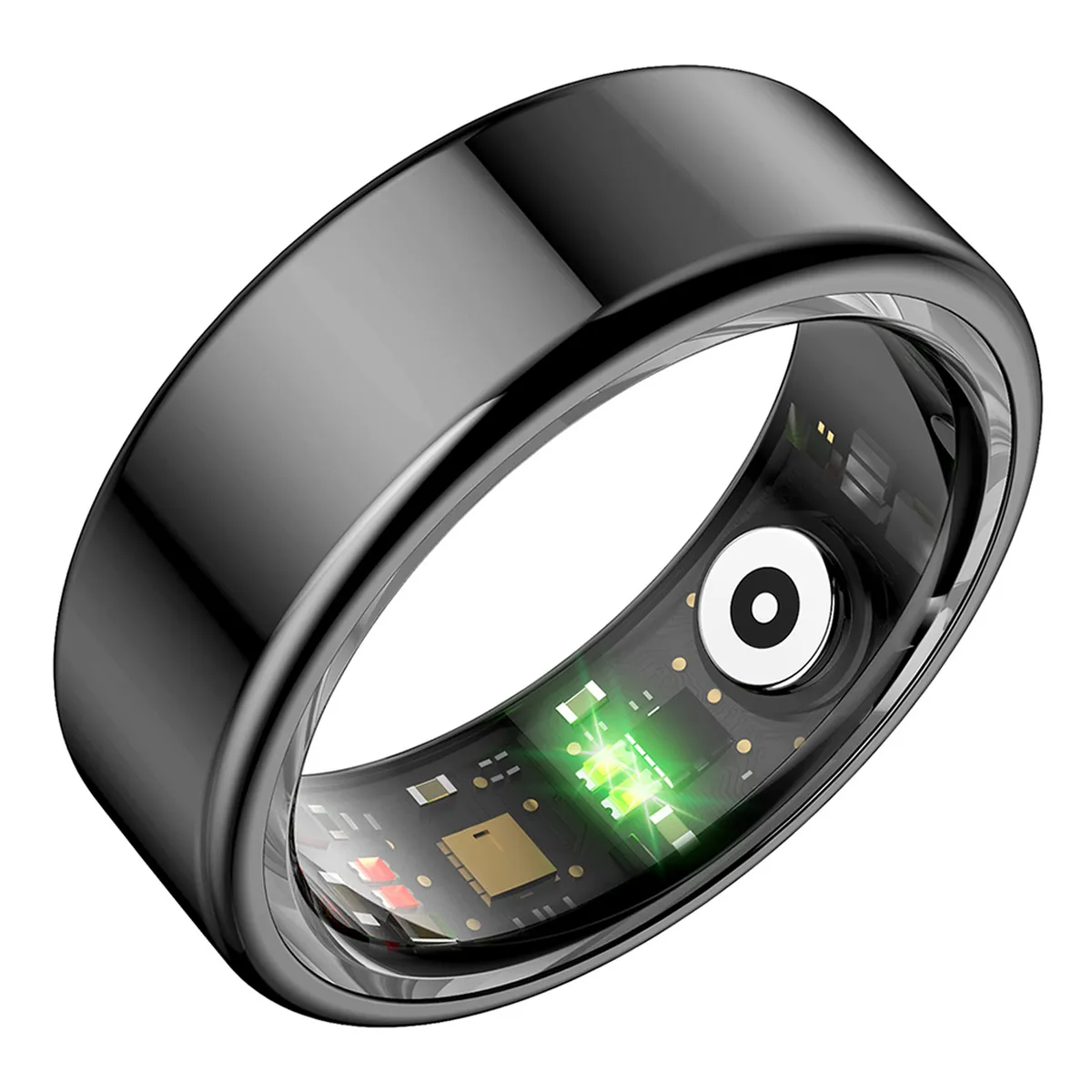 Fontastic Smart Ring “Fyri“ Fitness Gesundheitstracker schwarz | Größe 11