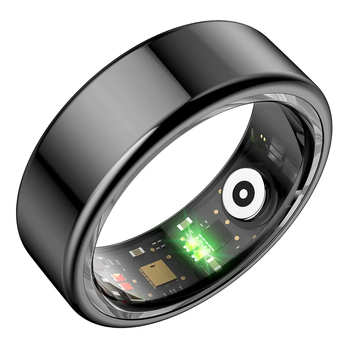 Fontastic Smart Ring “Fyri“ Fitness Gesundheitstracker schwarz | Größe 12