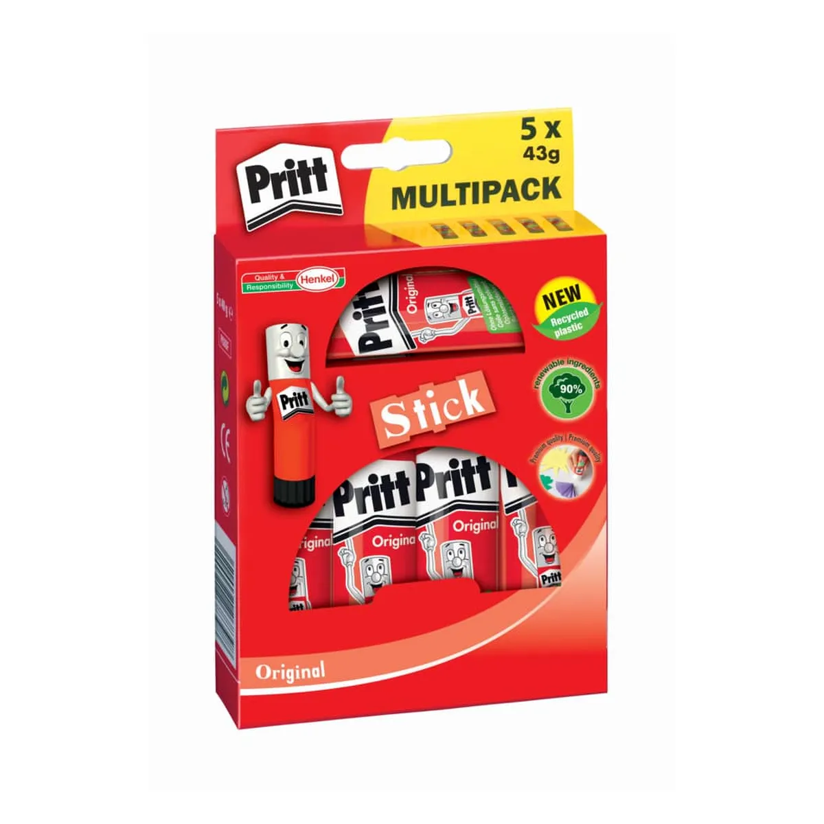 Pritt Klebestift Alleskleber Orginal - 5x 43g