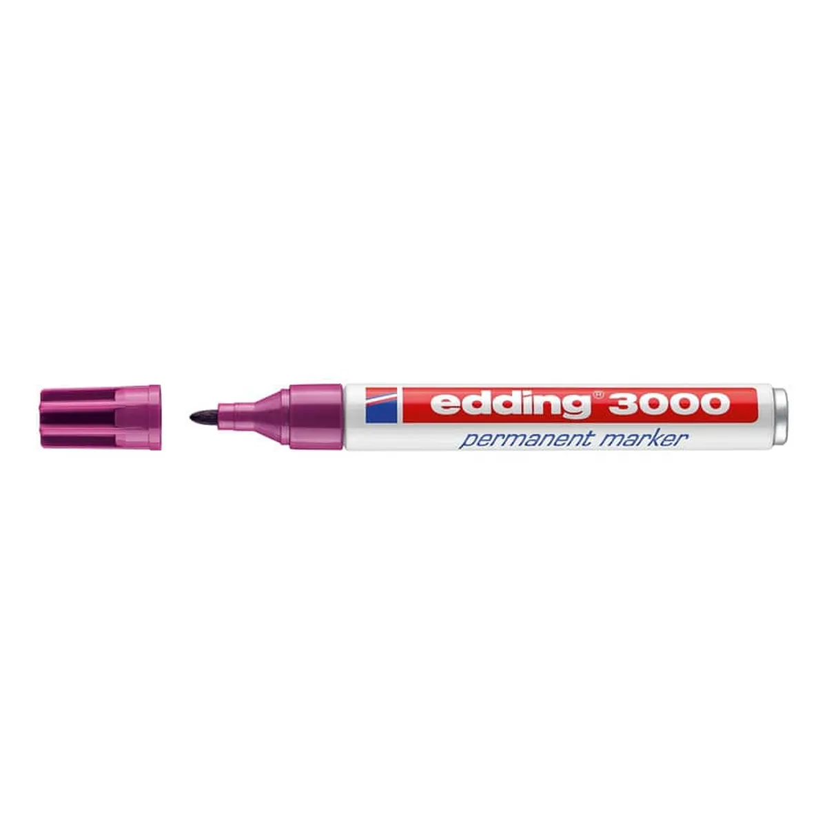 Edding 3000 Permanentmarker - nachfüllbar, 1,5 - 3 mm, rotviolett