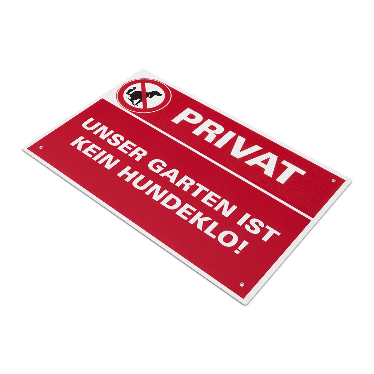 Schild - Kein Hundeklo