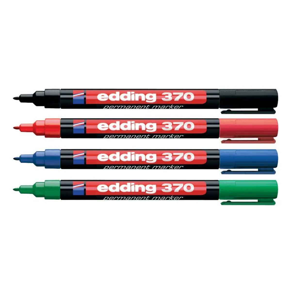 Edding 370 Permanentmarker - 1 mm, schwarz