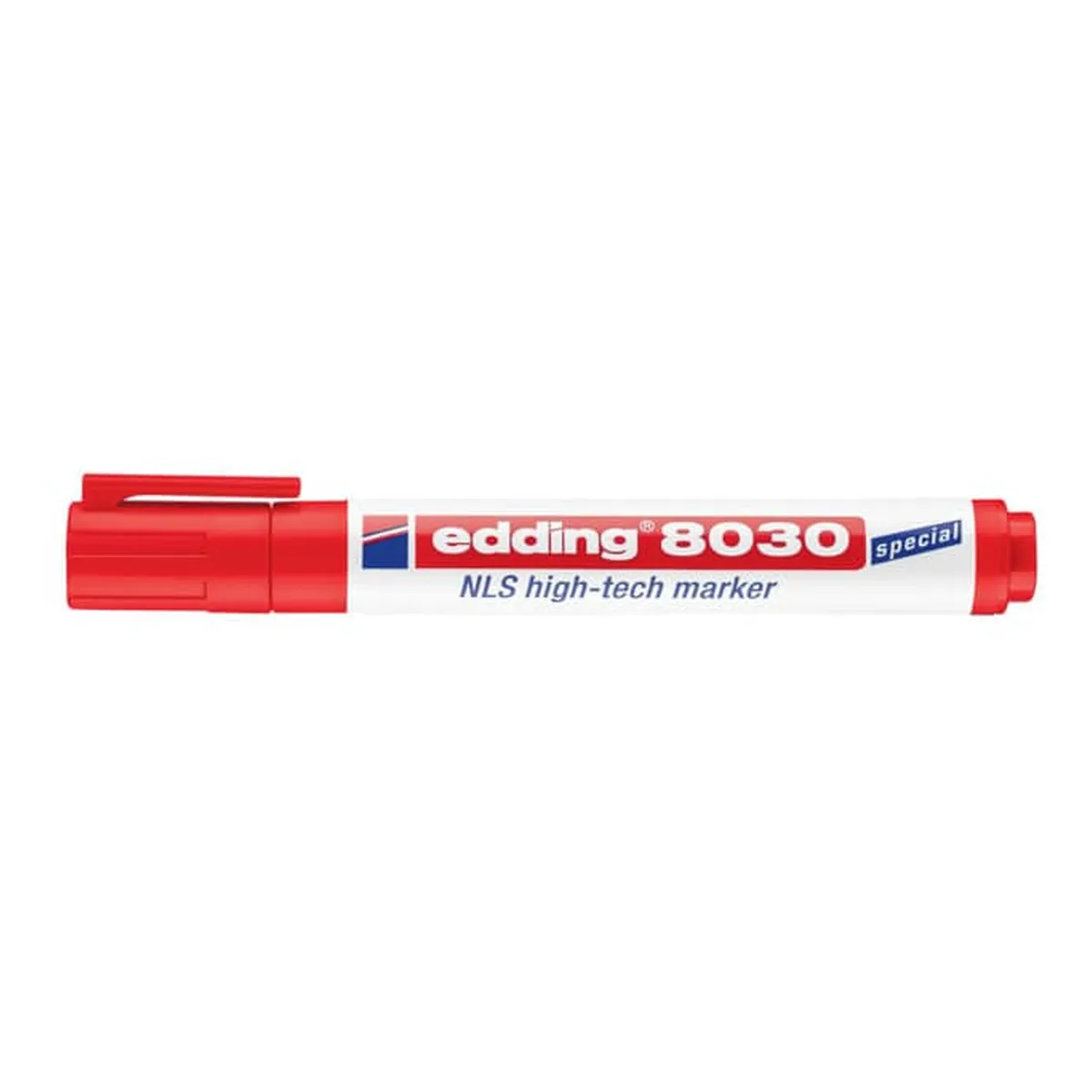 Edding 8030 NLS high-tech marker Spezialmarker - permanent, 1,5 - 3 mm, rot