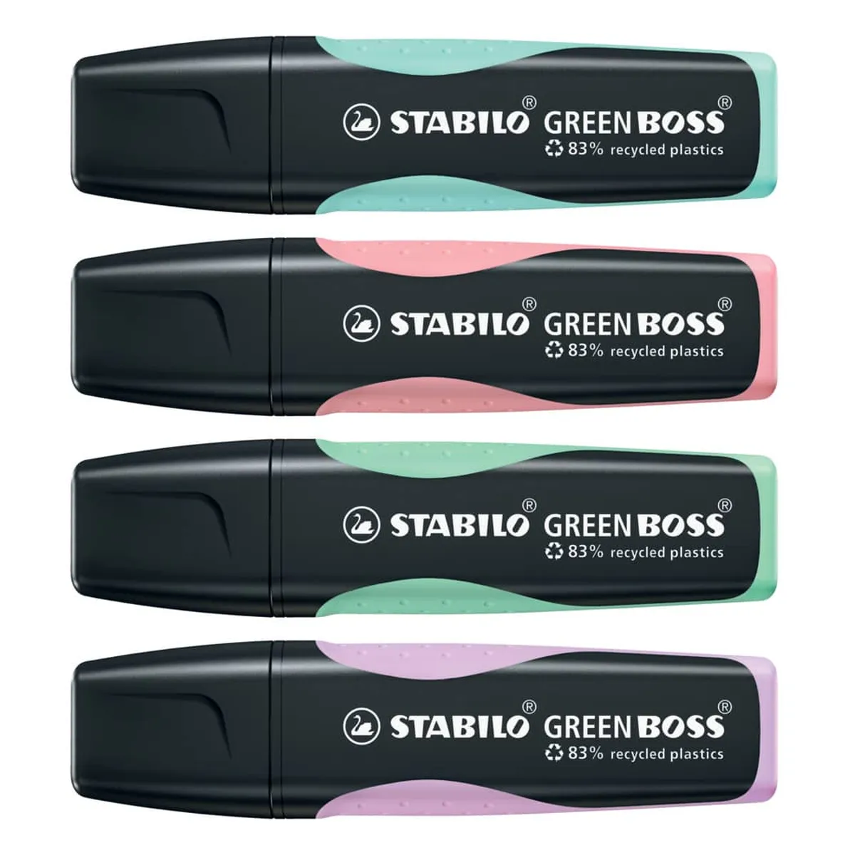 STABILO® Umweltfreundlicher Textmarker - GREEN BOSS Pastel - Einzelstift - Hauch von Minzgrün