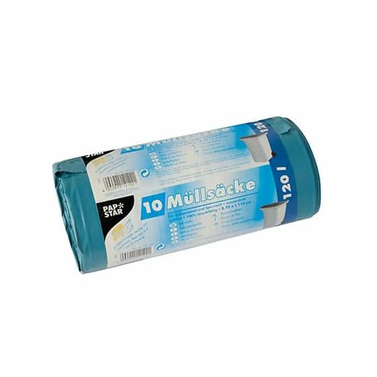 Starpak Müllsäcke - 120 L, LDPE, blau, 10 Stück