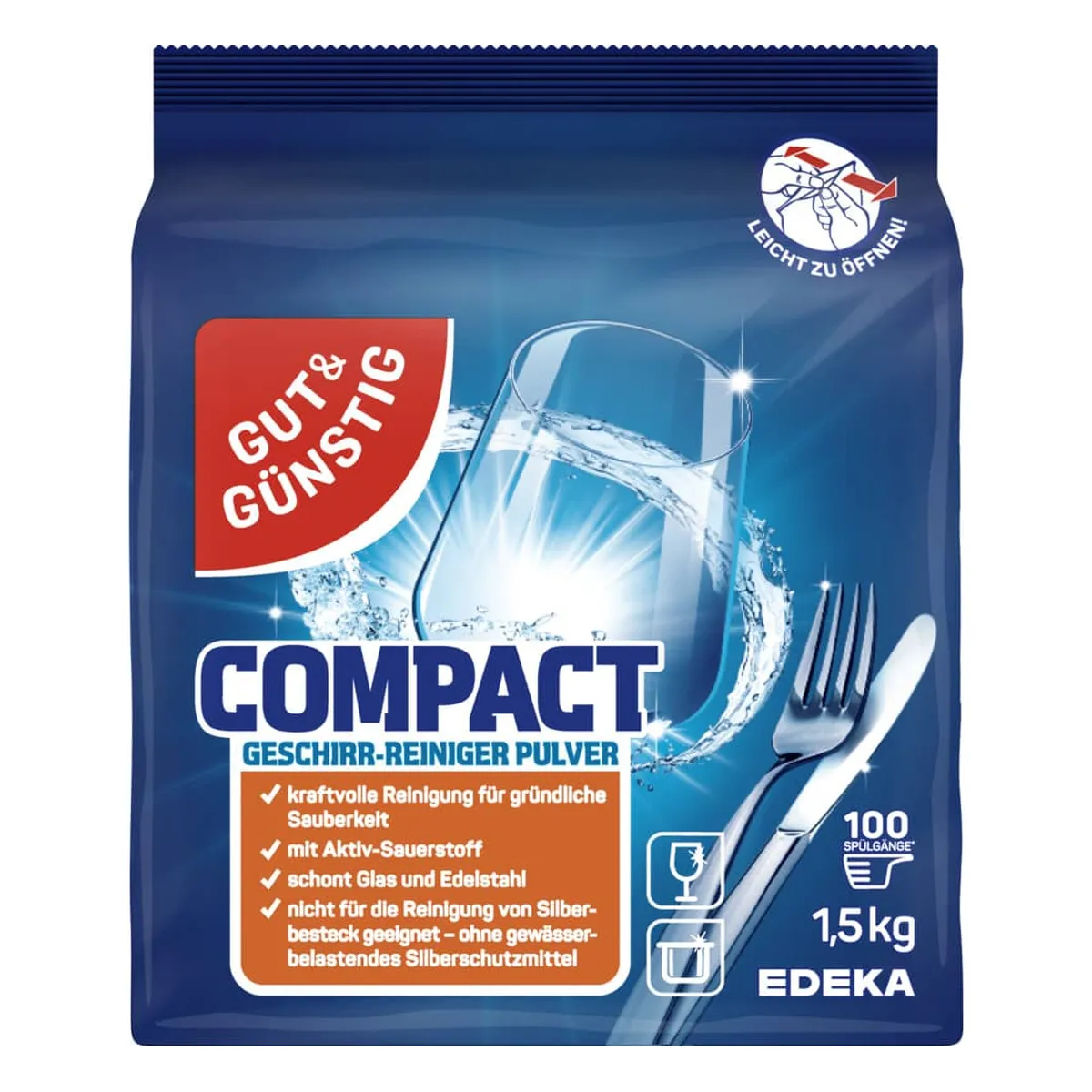 Gut & Günstig Geschirr-Reiniger Pulver Compact 1,5kg