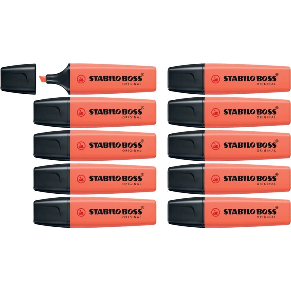 Textmarker Stabilo Boss® pastell korallrot