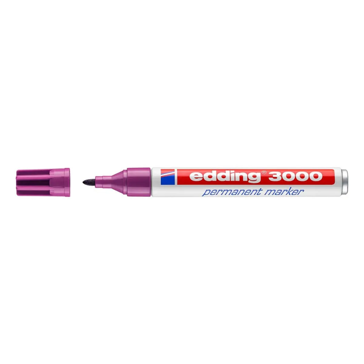 Edding 3000 Permanentmarker - nachfüllbar, 1,5 - 3 mm, rotviolett