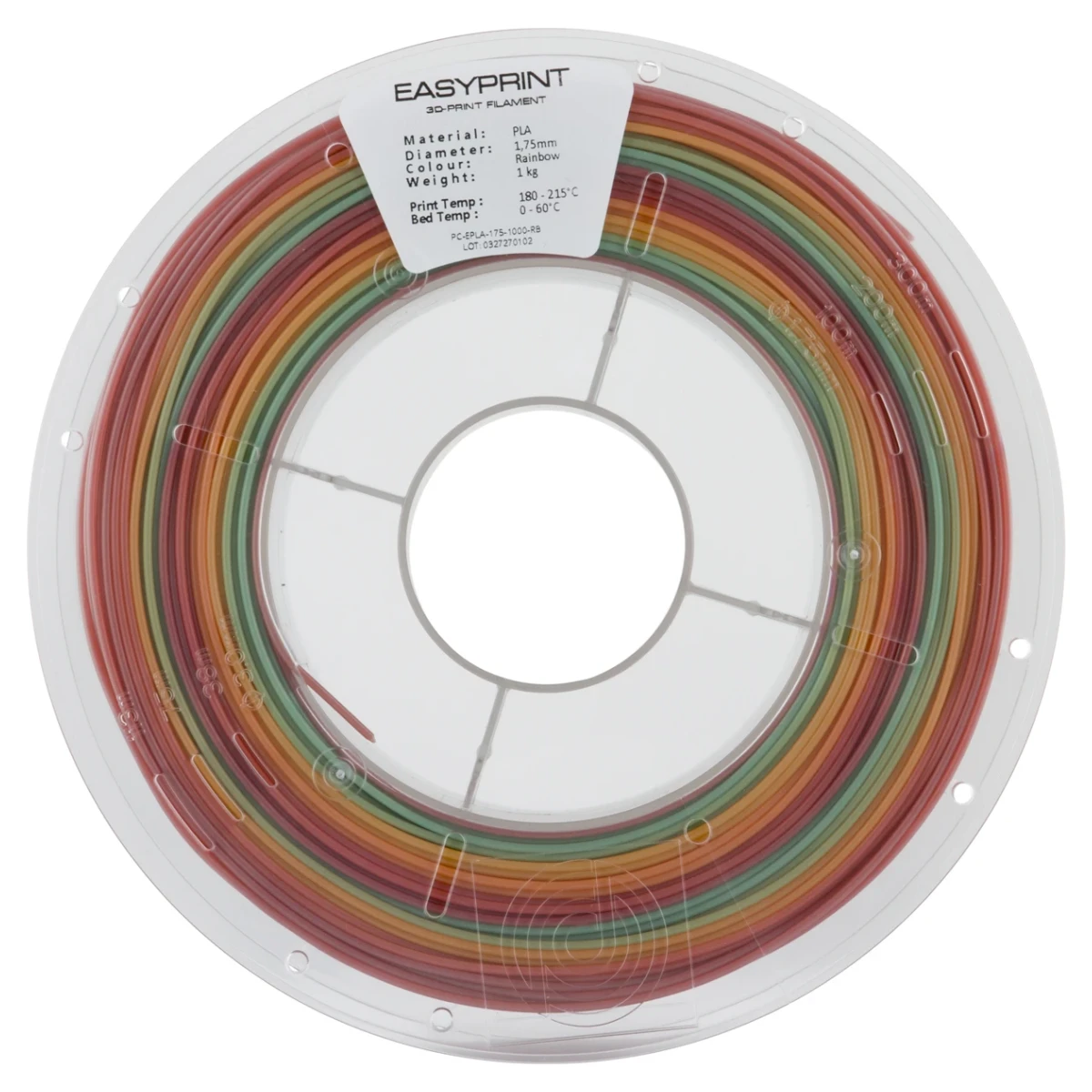 PrimaFilaments EasyPrint PLA Filament 1.75mm 1.000g regenbogen