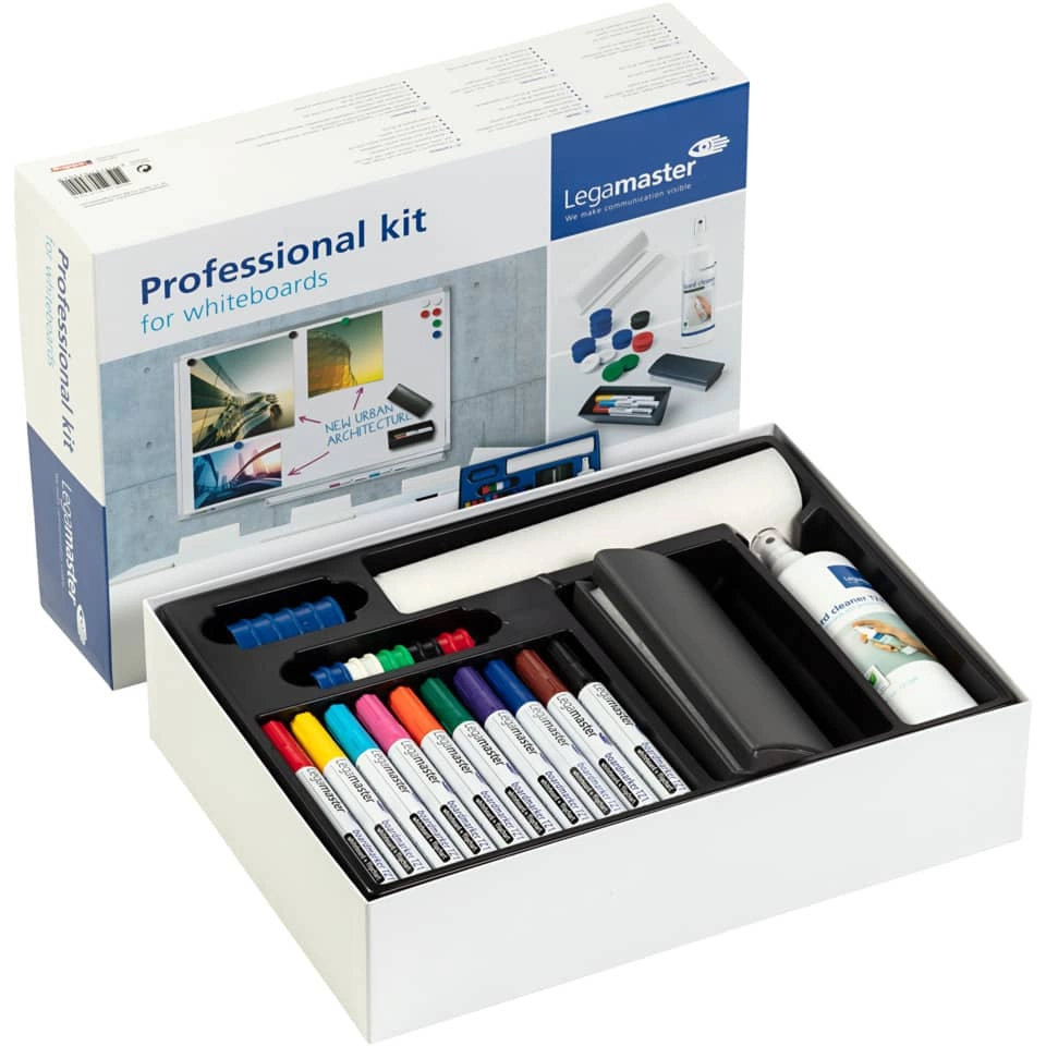 LEGAMASTER Whiteboard PROFESSIONAL Zubehörset - 77-tlg.