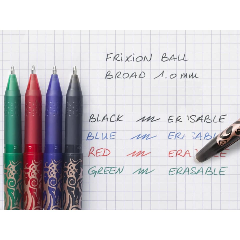 Pilot Tintenroller FriXion Ball 1.0 - 0,5 mm, schwarz, radierbar