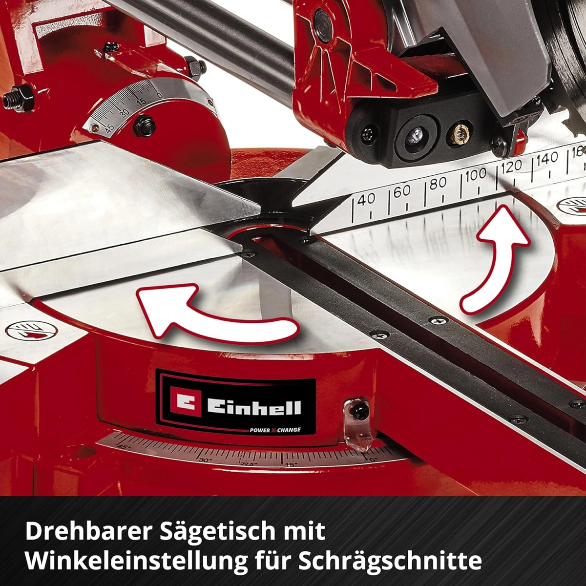 Einhell Akku-Zug-Kapp-Gehrungssäge TE-SM 36/210 Li - Solo