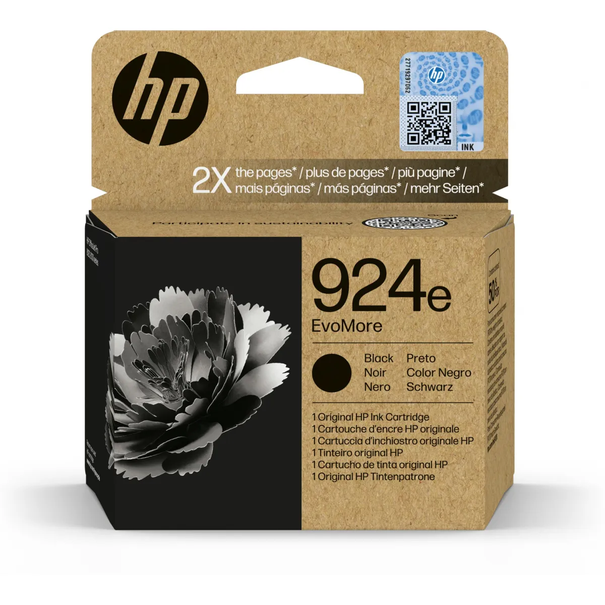 Druckerpatrone HP 924E schwarz 1.000 Seiten (4K0V0NE)