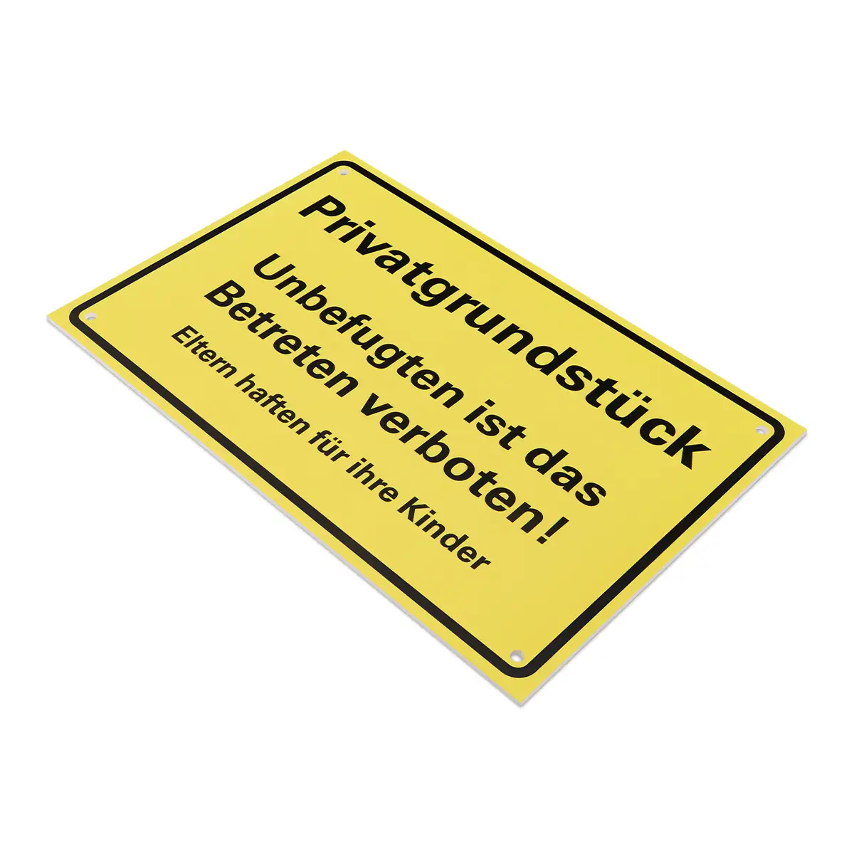 Schild - Privatgrundstück