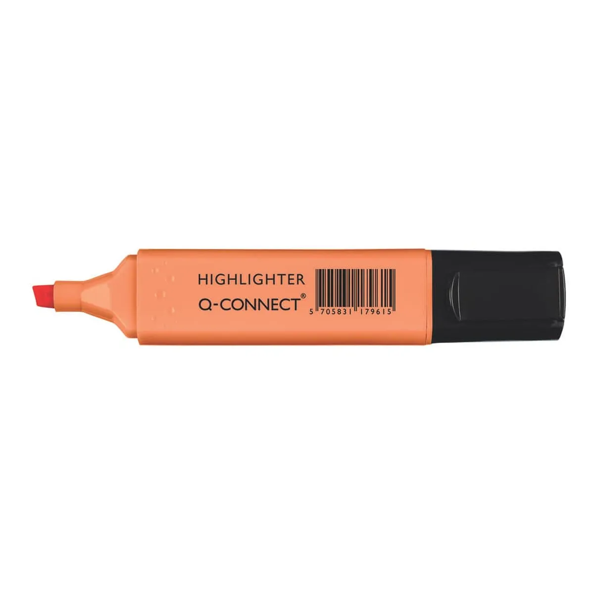 Q-Connect Textmarker - ca. 2 - 5 mm, pastell orange