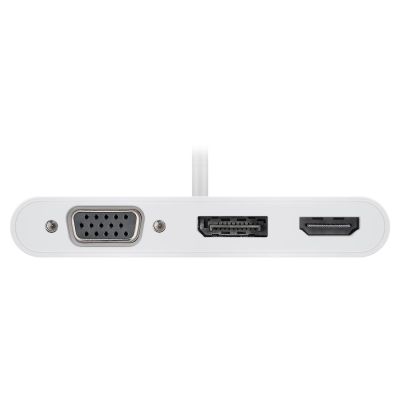 Goobay USB-C™ Multiport-Adapter VGA+DP+HDMI™