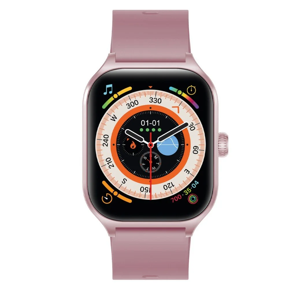 Fontastic Timor Smartwatch mit 2,01“ Display, BT Call purple