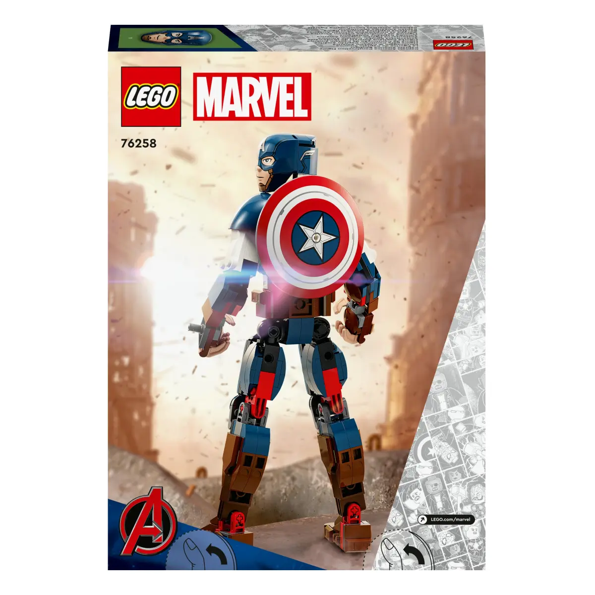 LEGO® Marvel Super Captain America Baufigur 76258