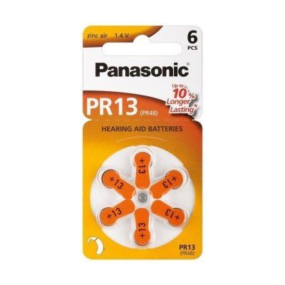 Panasonic Knopfzellen V13/PR48 (PR13) 6 Stück