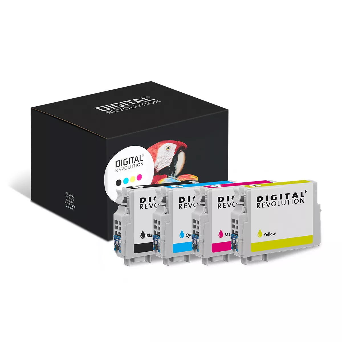 Epson 603 - alternative Patrone MultiPack 'schwarz cyan magenta gelb' 22,4 ml - Digital Revolution