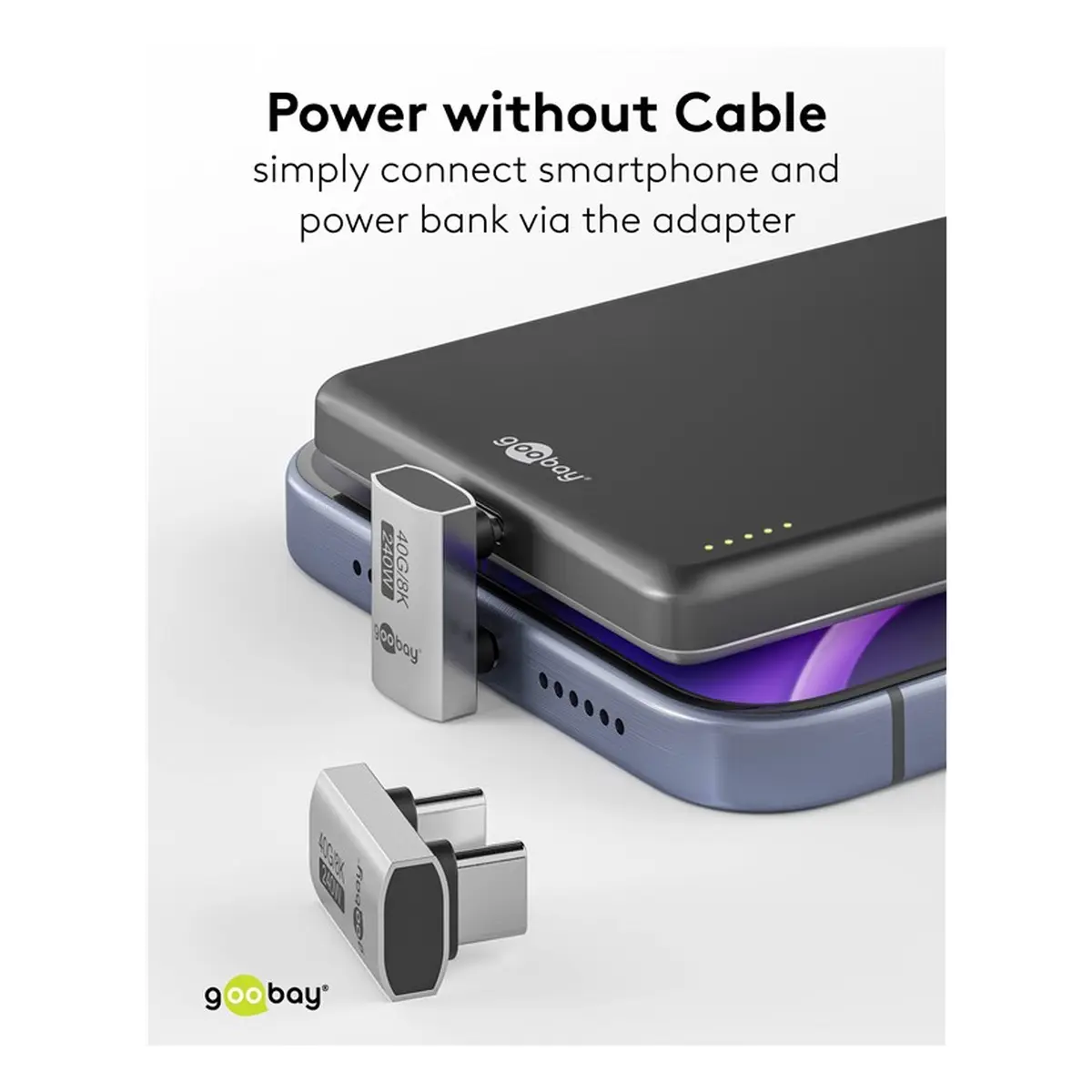 Goobay USB-C™-Adapter 180° U-Form, USB4™