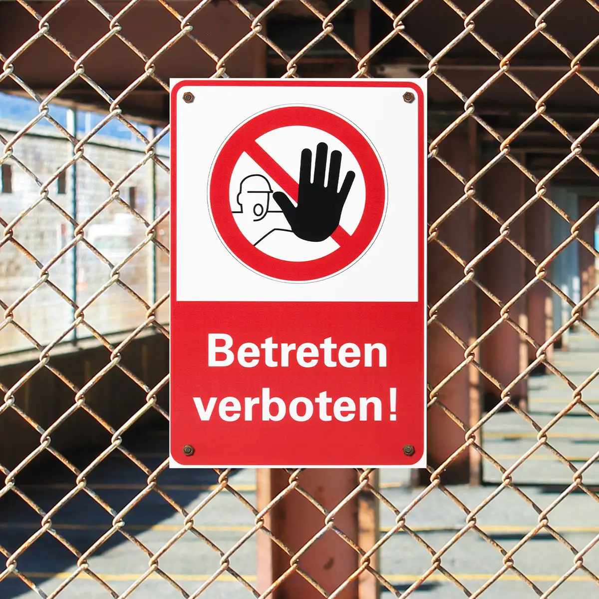 Schild - Betreten verboten