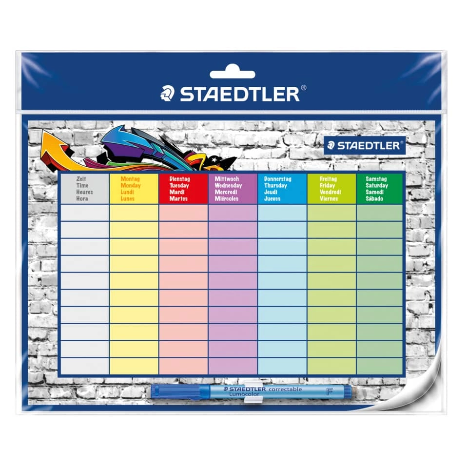 Staedtler Lumocolor® Stundenplan correctable, 30 x 20 cm