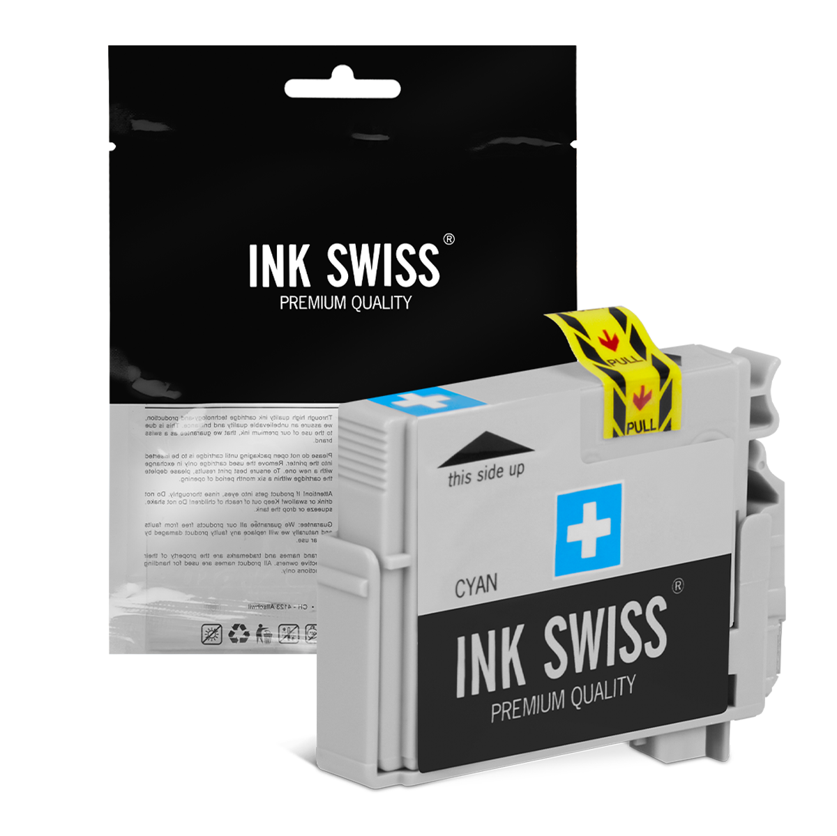 Epson 604 - alternative Patrone 'cyan' 7 ml | 400 Seiten - InkSwiss