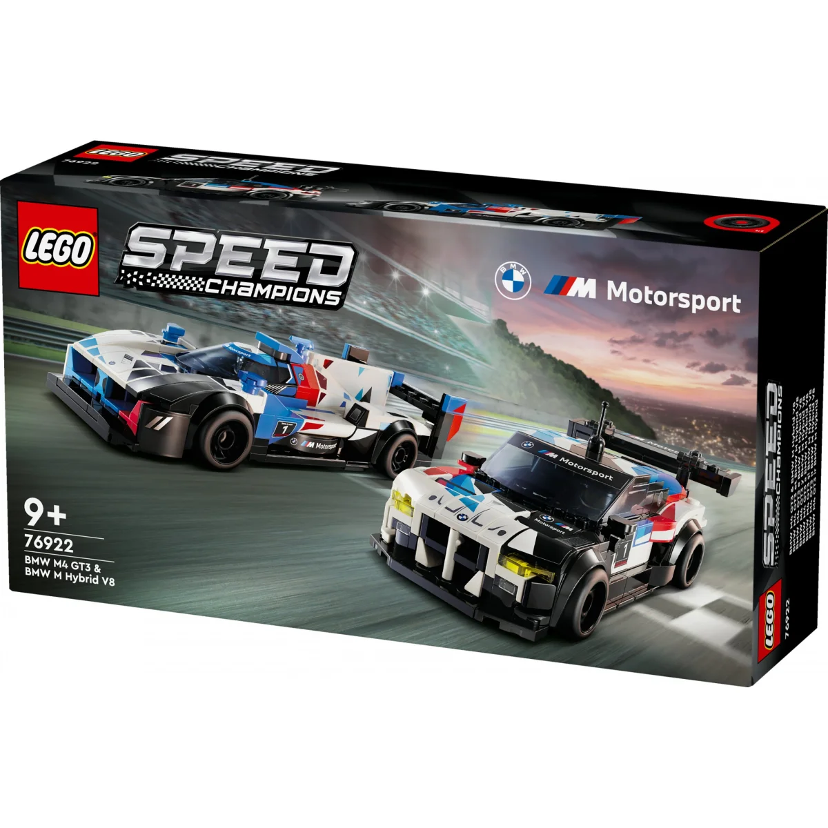 LEGO® Speed Champions BMW M4 GT3 & M Hybrid V8 Rennwagen 76922