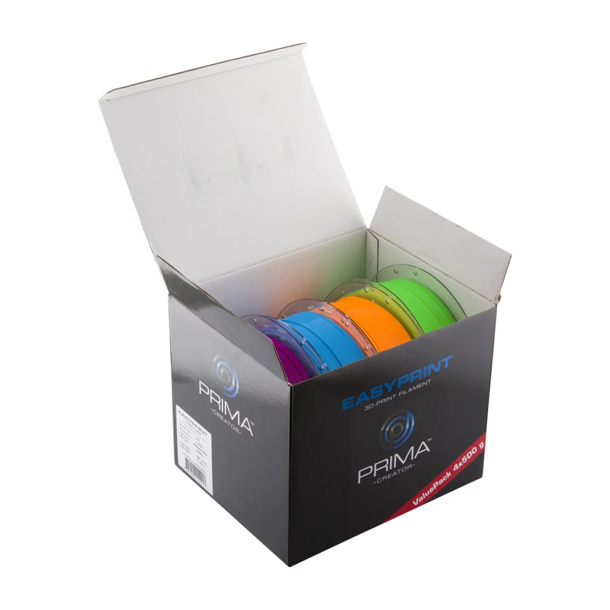 PrimaFilaments EasyPrint Value Pack PLA - 1.75mm neon 2000g