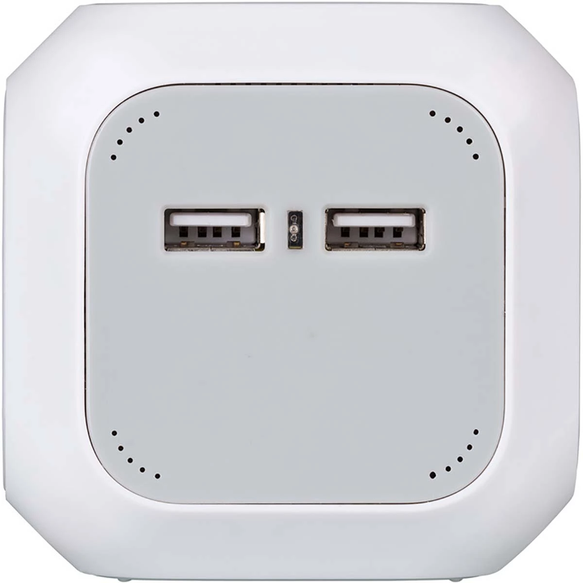 Brennenstuhl ALEA-Power Steckdose mit USB / Steckerblock (Steckdosen 4-fach, 2x USB-Ladegerät und 1,4m Kabel) TYPE F