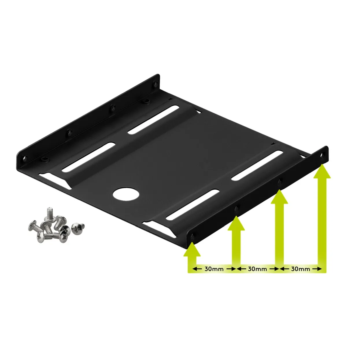 Goobay 2,5'' Festplatten-Einbaurahmen auf 3,5'' - 1-fach